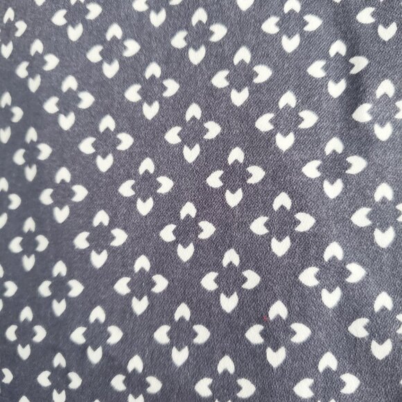 AJ Andrea Jovine Women's Pencil Skirt 4 Navy Blue Floral Business Casual - Picture 4 of 10